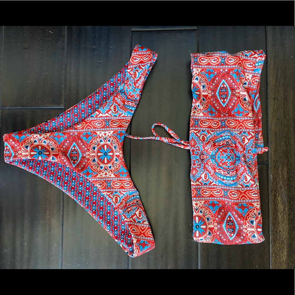 Geometrical zaful bikini